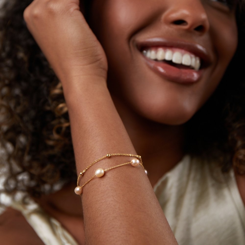 Armband met zoetwaterparels