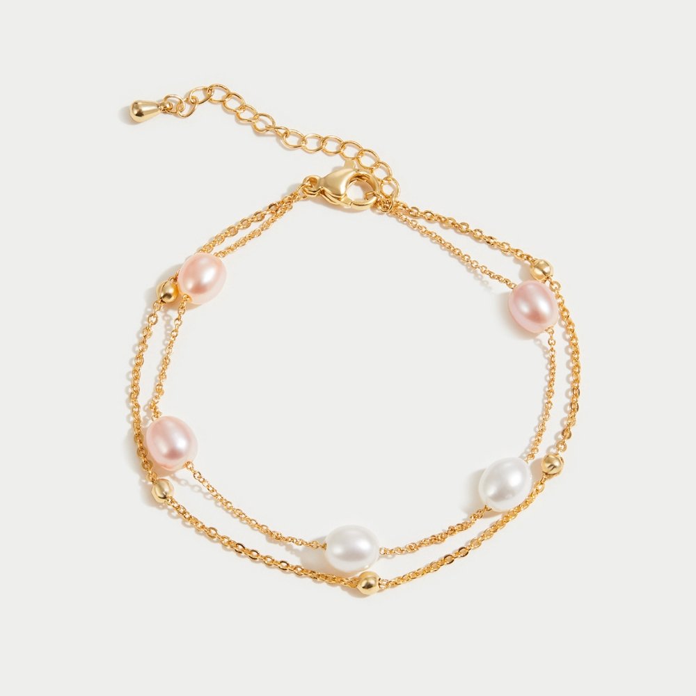 Armband met zoetwaterparels