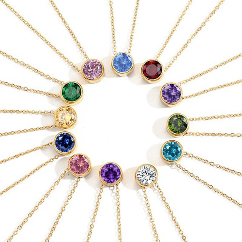 Lyra-ketting met geboortesteen